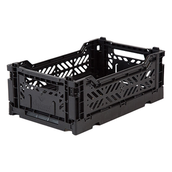 Crate plegable, negro - mini