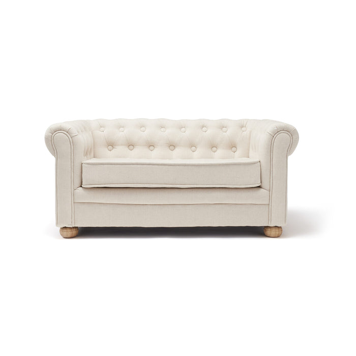 Sofá de Chesterfield, beige