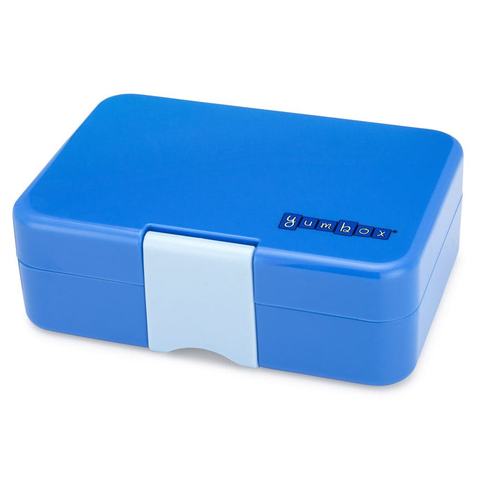 Caja de almuerzo de Yumbox Minisnack, 3 compartimentos - Jodphur Blue (Entrega: Semana 6)