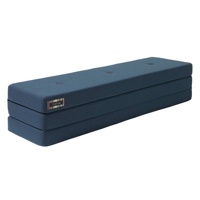 Colchón plegable xl, azul oscuro w. Negro