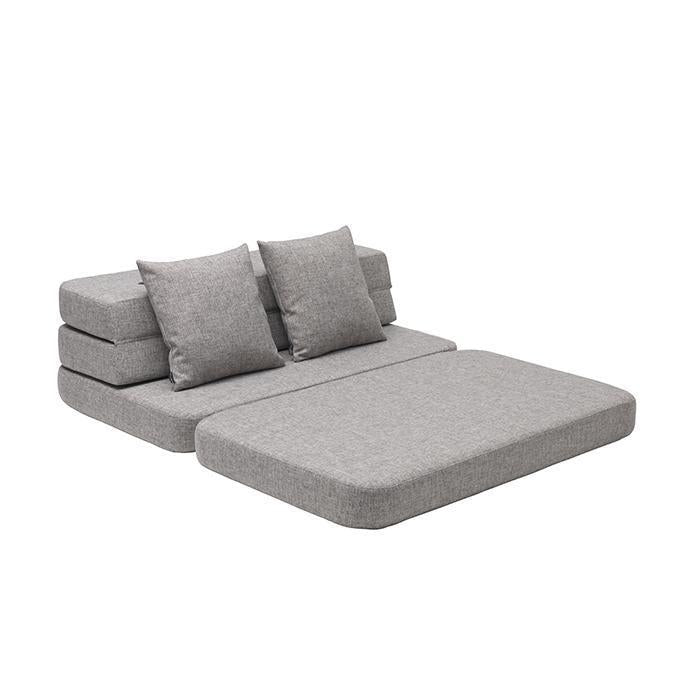 Sofá plegable XL, Multi Gray w. gris