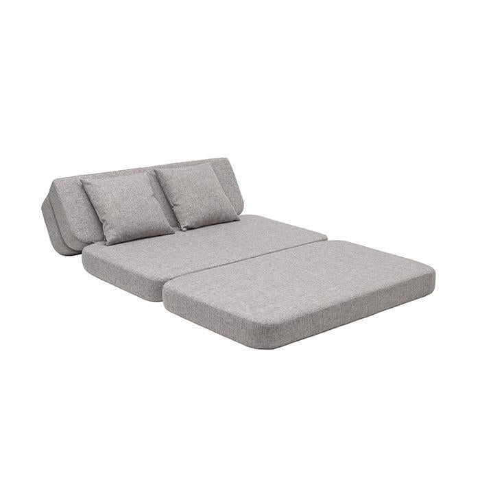 Sofá plegable XL, Multi Gray w. gris