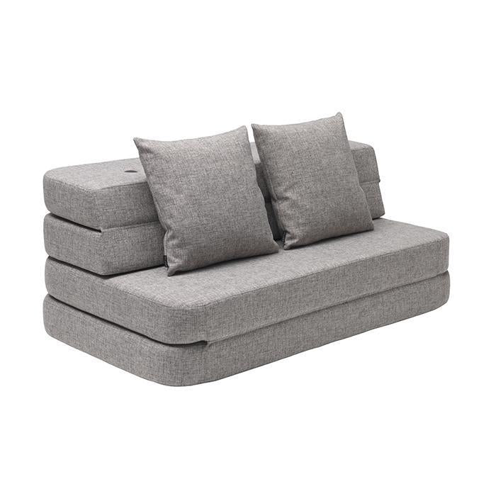 Sofá plegable XL, Multi Gray w. gris