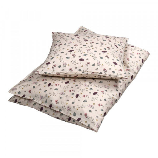 Ropa de cama junior - piso del bosque rosa