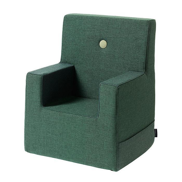 Silla para niños XL, verde profundo w. verde claro