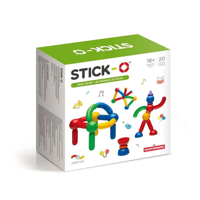 Magformers stick-o básico, 20 sets