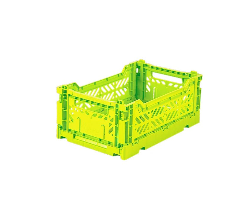 Crate plegable, ácido amarillo - mini