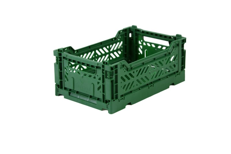 Crate plegable, verde oscuro - Mini