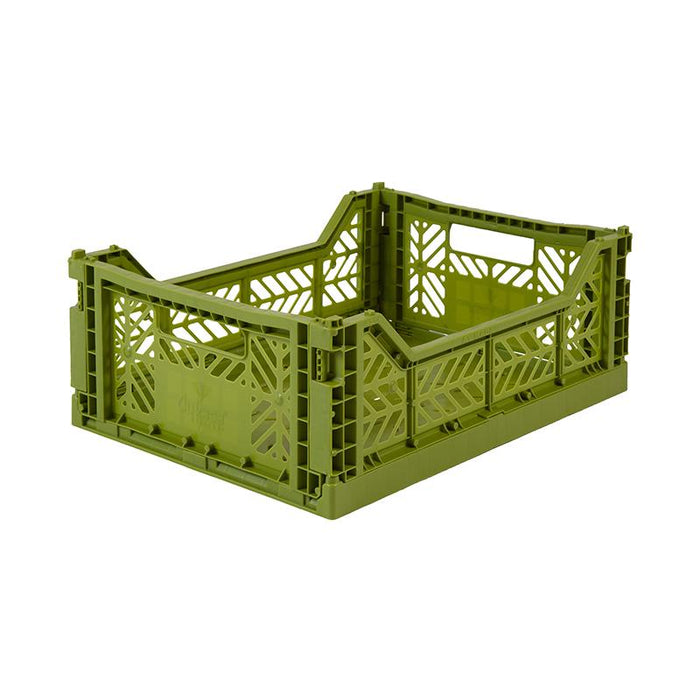 Crate plegable, Olive - Midi