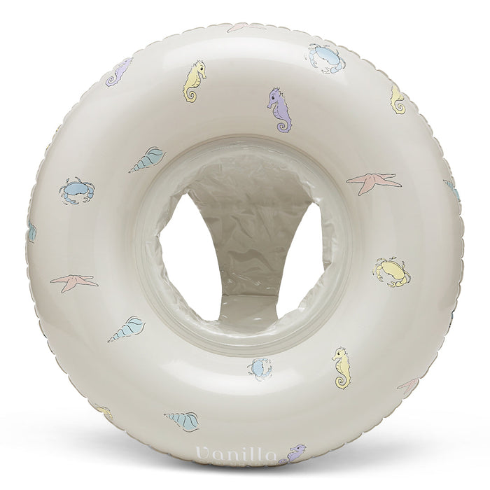 Asiento de natación para bebés - Ocean estampado Oyster Gray