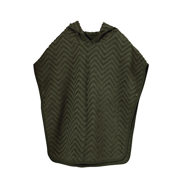 Poncho de baño, verde oscuro