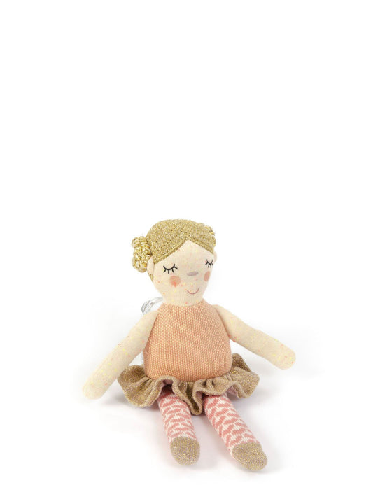 Ballerina Rattle, melocotón/oro