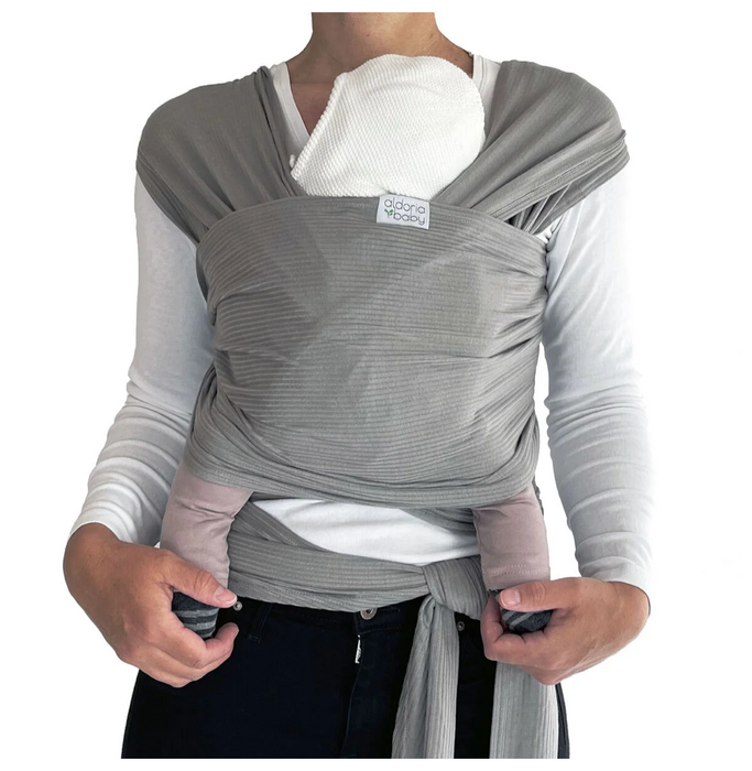 Bamboo Soft Stretch Wrap - Ash Gray