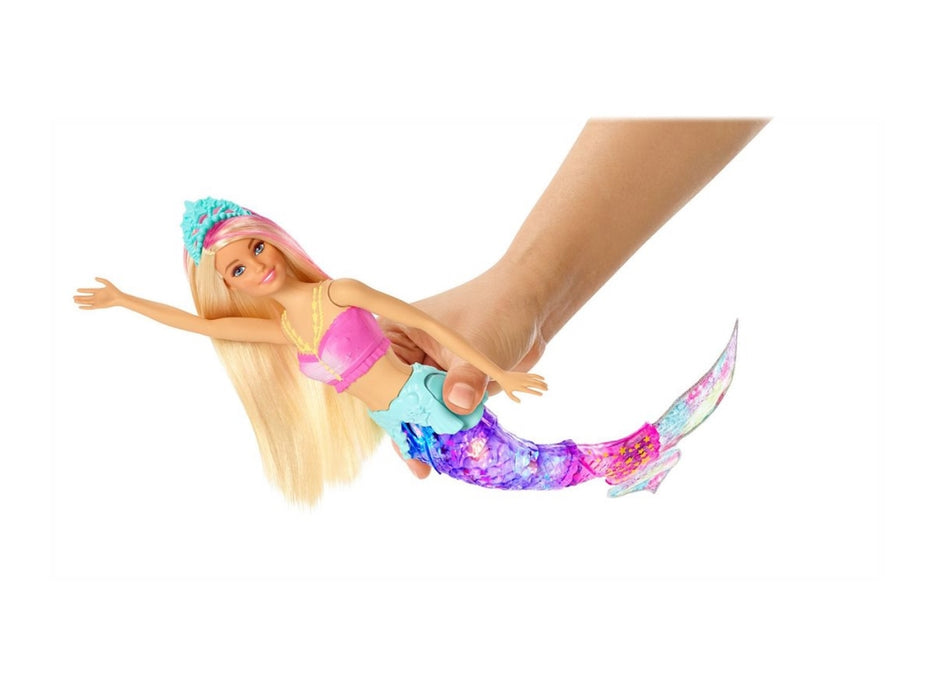 Barbie Mermaid con cola y luz en movimiento