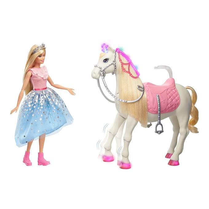 Barbie Princess Adventure Doll, Prance y Shimmer Horse