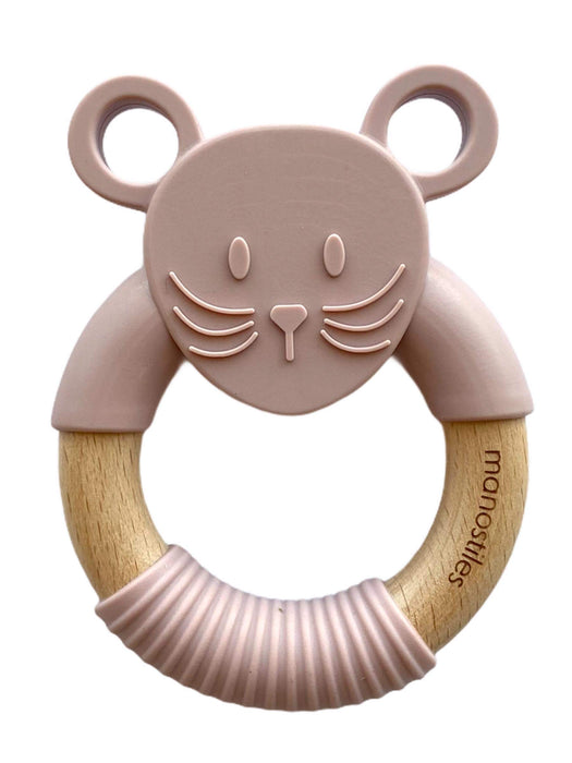 Anillo de mordedura, mouse - rosa