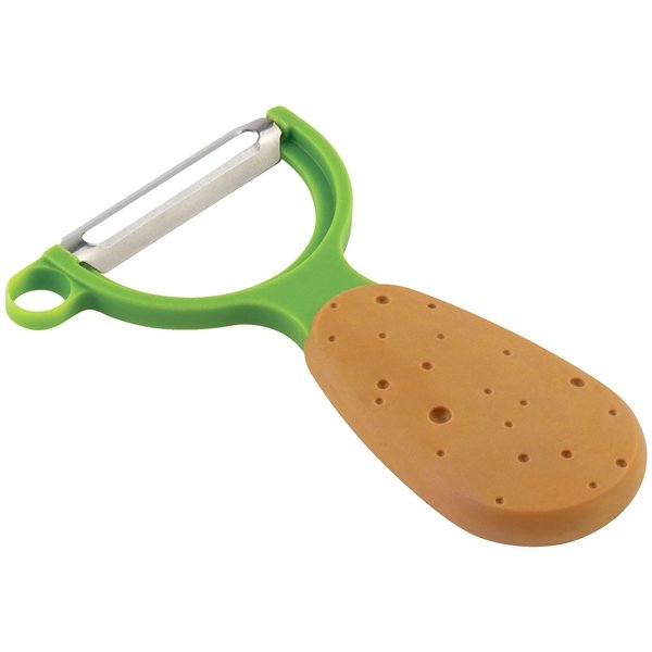 Peeler de papa para niños - marrón / verde