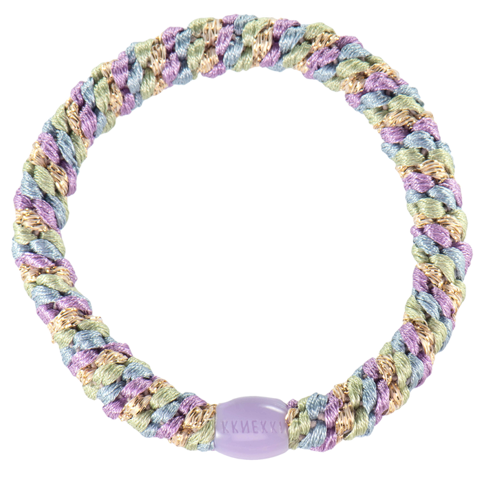 Bon Dep Kknekki Hair Elastic - Mezclar Lavender / Seablue Glitter