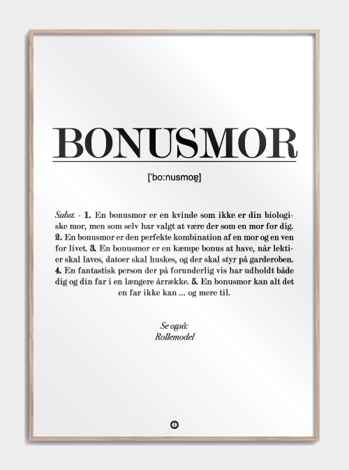 Bonus Mother Definition Poster, M (50x70, B2)