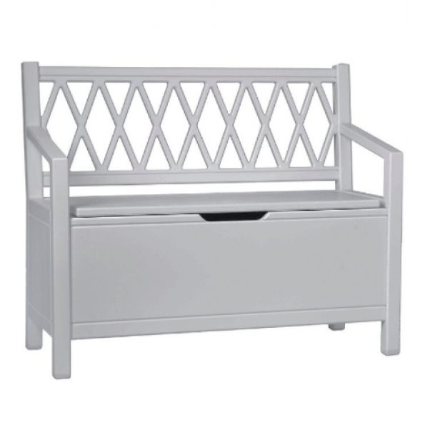 Harlequin Children's Bench, Gray