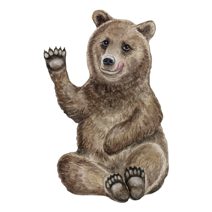 Wallsticker - Bruno the Brown Bear