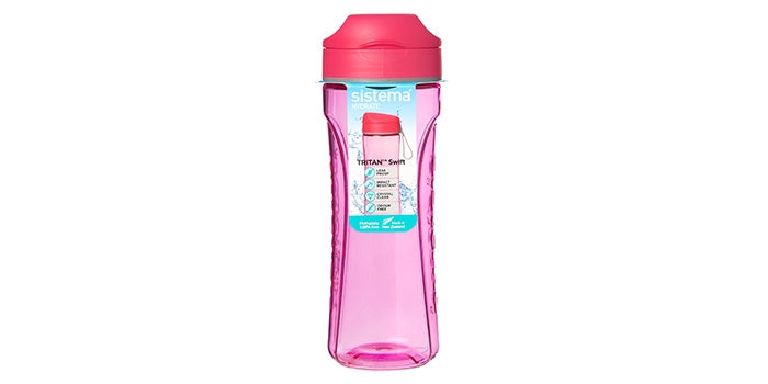 Botella para beber, Tritán - Pink (600 ml)