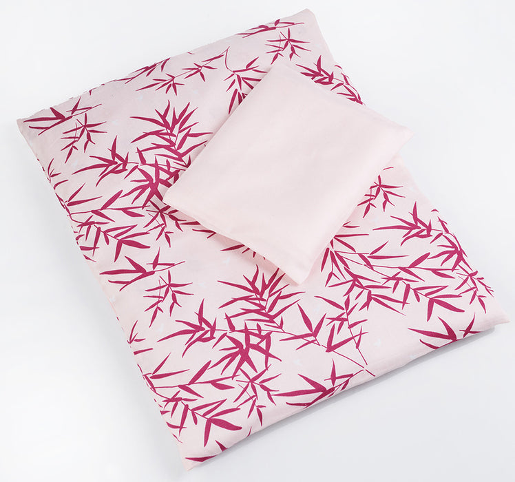 Ropa de cama de muñecas, rosa