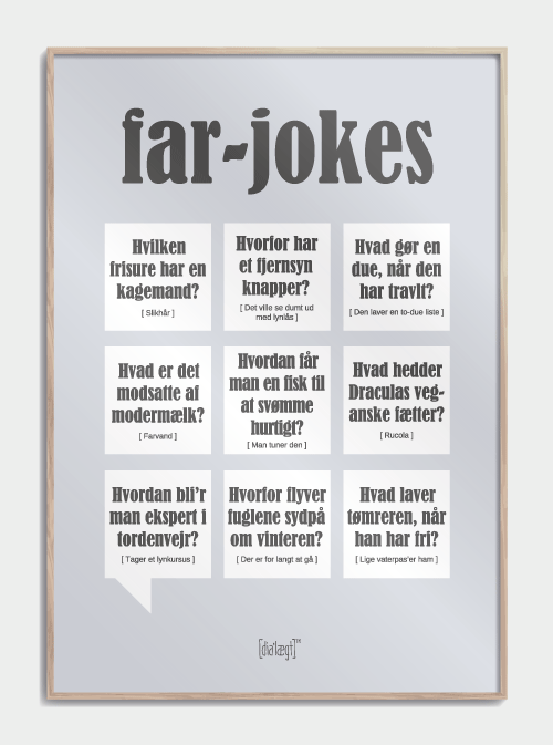 Partido de Jokes Father-Jokes, S (30x42, A3)