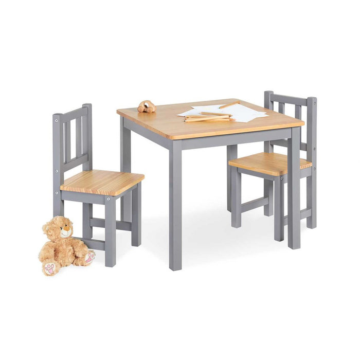 Juego de mesa y silla para niños, Fenna - Gray