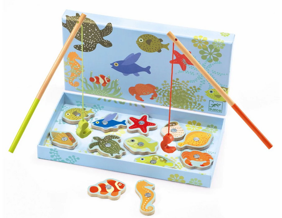 Juego de pesca con imanes - peces tropicales