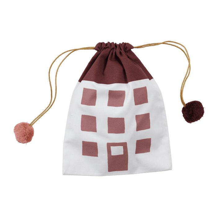 Bolsa de regalo - casa - arcilla