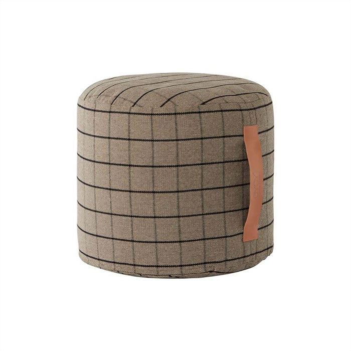 Cuadrícula pouf, pequeña