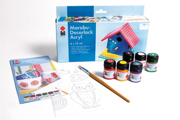 Decorlack Acryl Basic Kit, 6 PC.