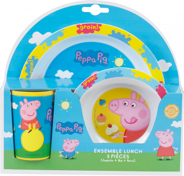 Set de cena de cerdo de peppa