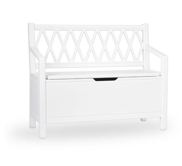 Harlequin Children's Bench, blanco