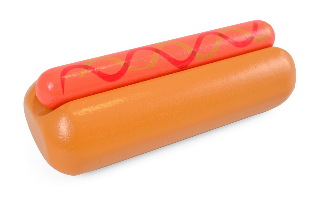 Hot dog en madera