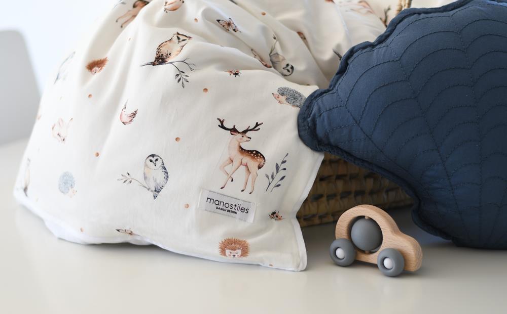 Ropa de cama junior - animales forestales