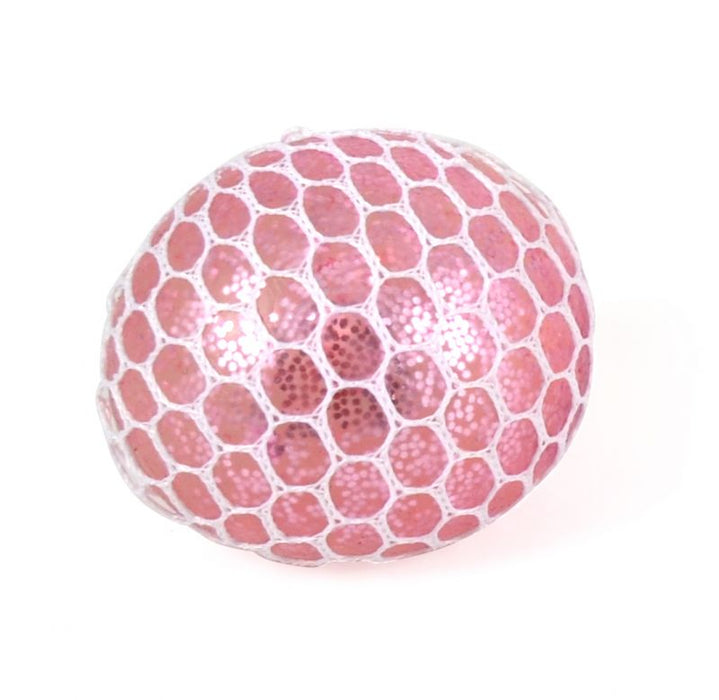 Bola de abrazadera con brillo y luz, rosa