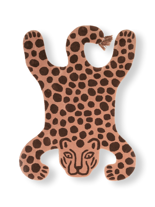 Alfombra mechosa, leopardo