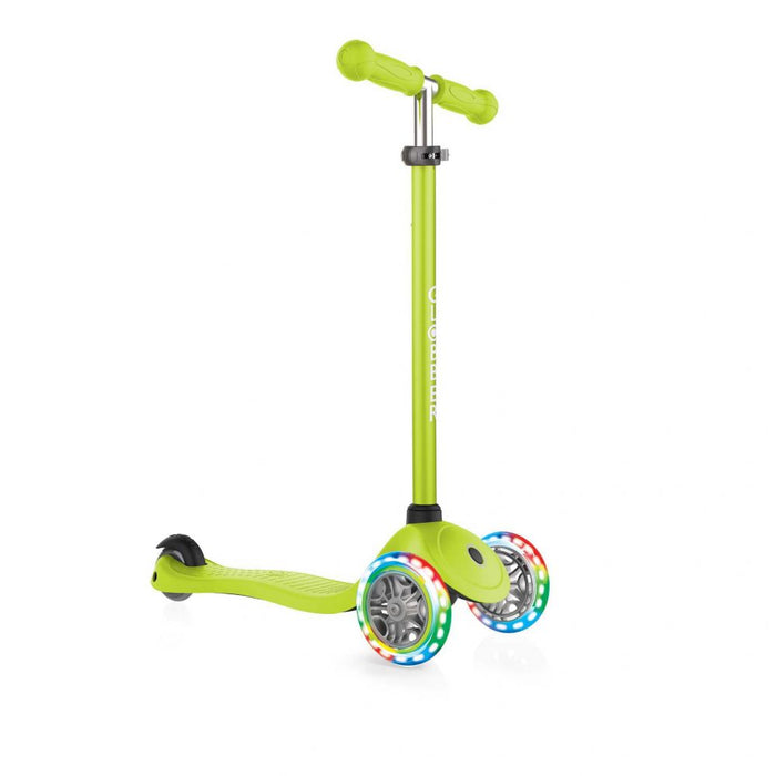 Scooter para niños con luz LED, primo - lima verde
