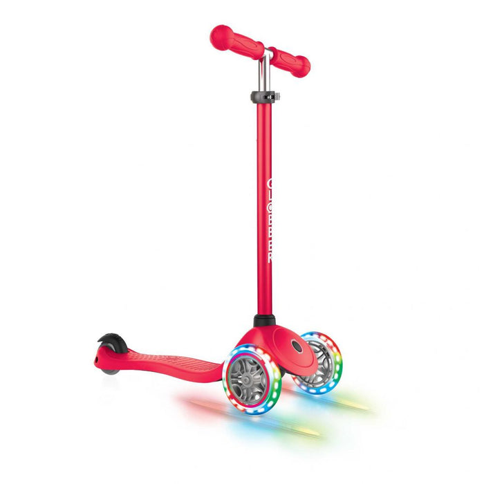 Scooter para niños con luz LED, primo - rojo