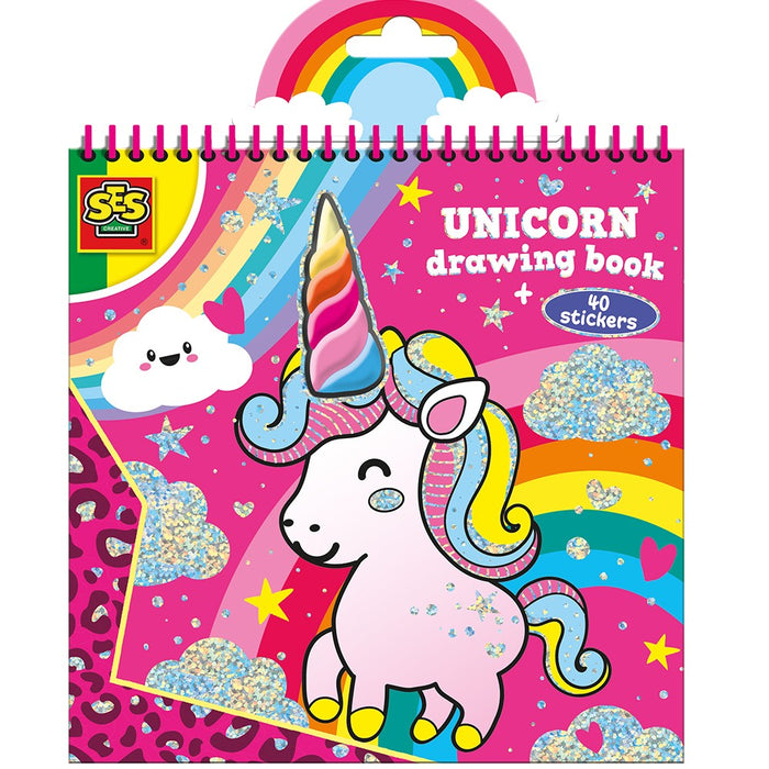 Libro para colorear, unicornios