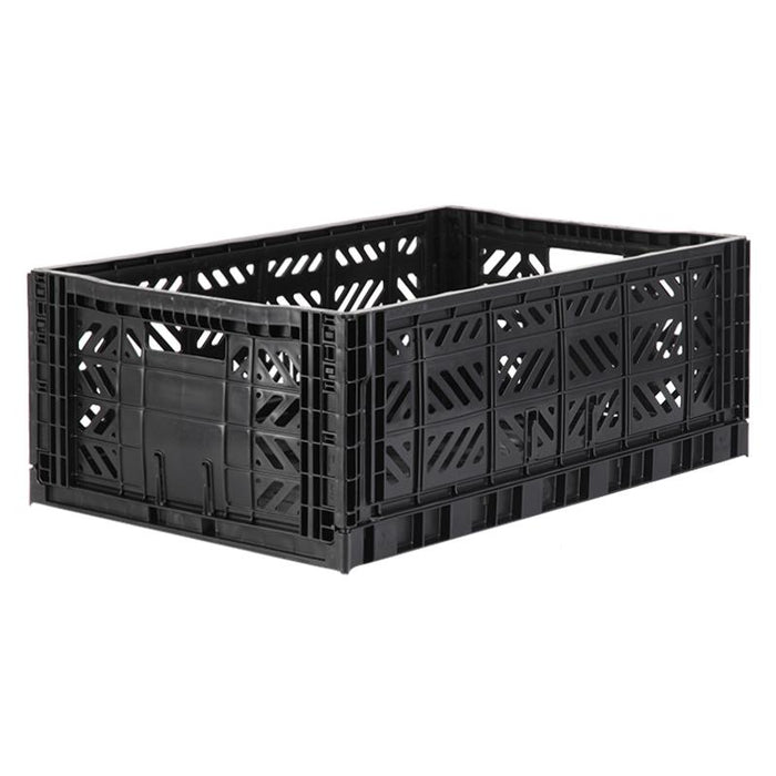 Crate plegable, negro - Maxi