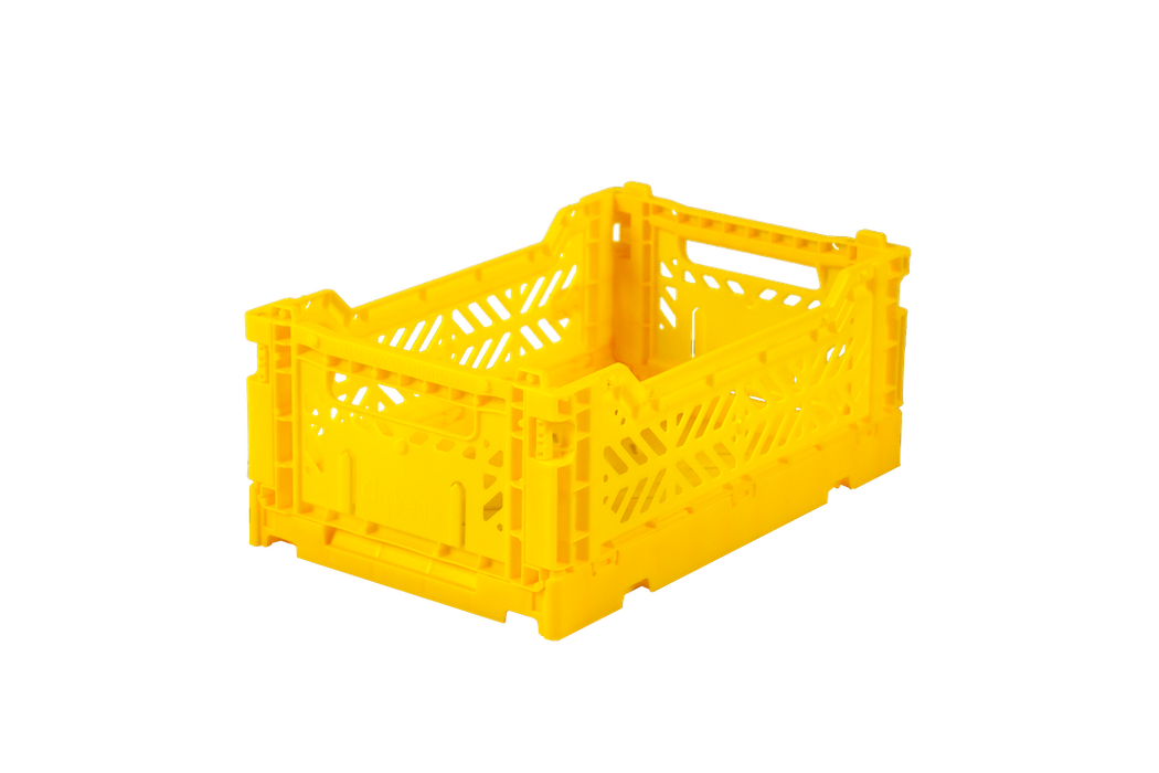 Crate plegable, amarillo - mini