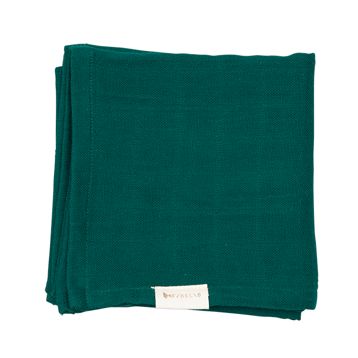 Muslin tela, verde