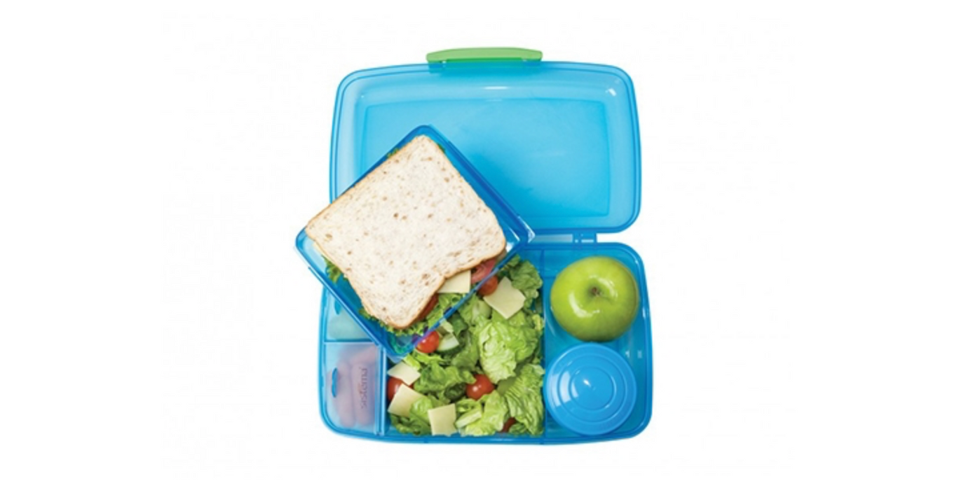 Lunchbox dividida incl. Copa - Azul