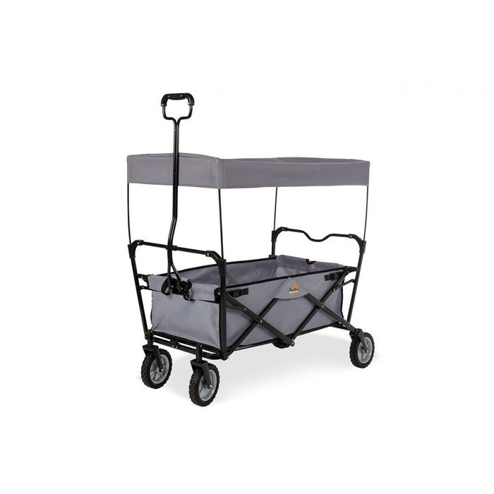 Truca plegable con techo solar, Paco - negro / gris