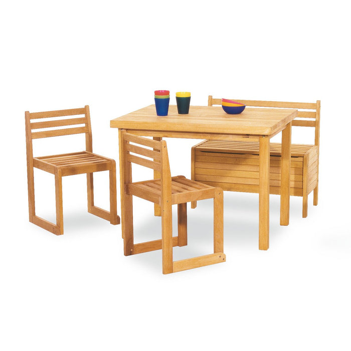 Mesa para niños, banco y silla, Peter - Beech orgánico