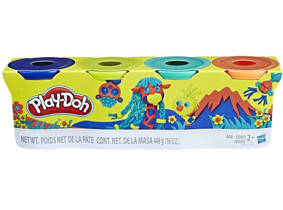 Play -doh, 4 cubos - animales salvajes