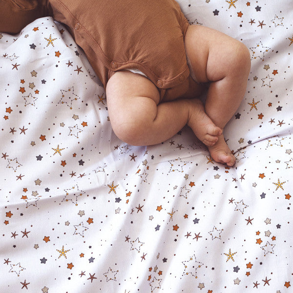 Baby Bedlinen, estrellas Light Lavender